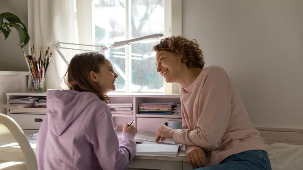 A mother has sparked a conversation about whether she should have had a sleepover in her daughter's dorm room on her first night at college.